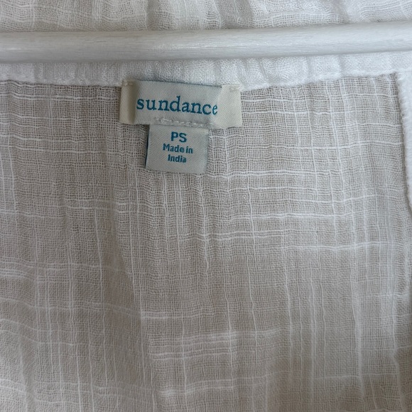 Sundance Artists Dream Blouse Top White Gauzy Sheer Boho Summer Beach Coastal S - Picture 4 of 7